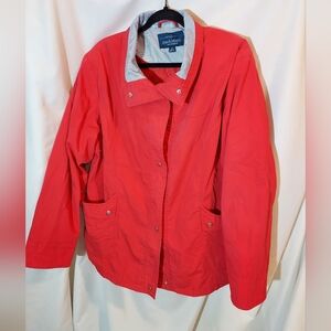 L.L. Bean Mackintosh Women's Red Utility Jacket